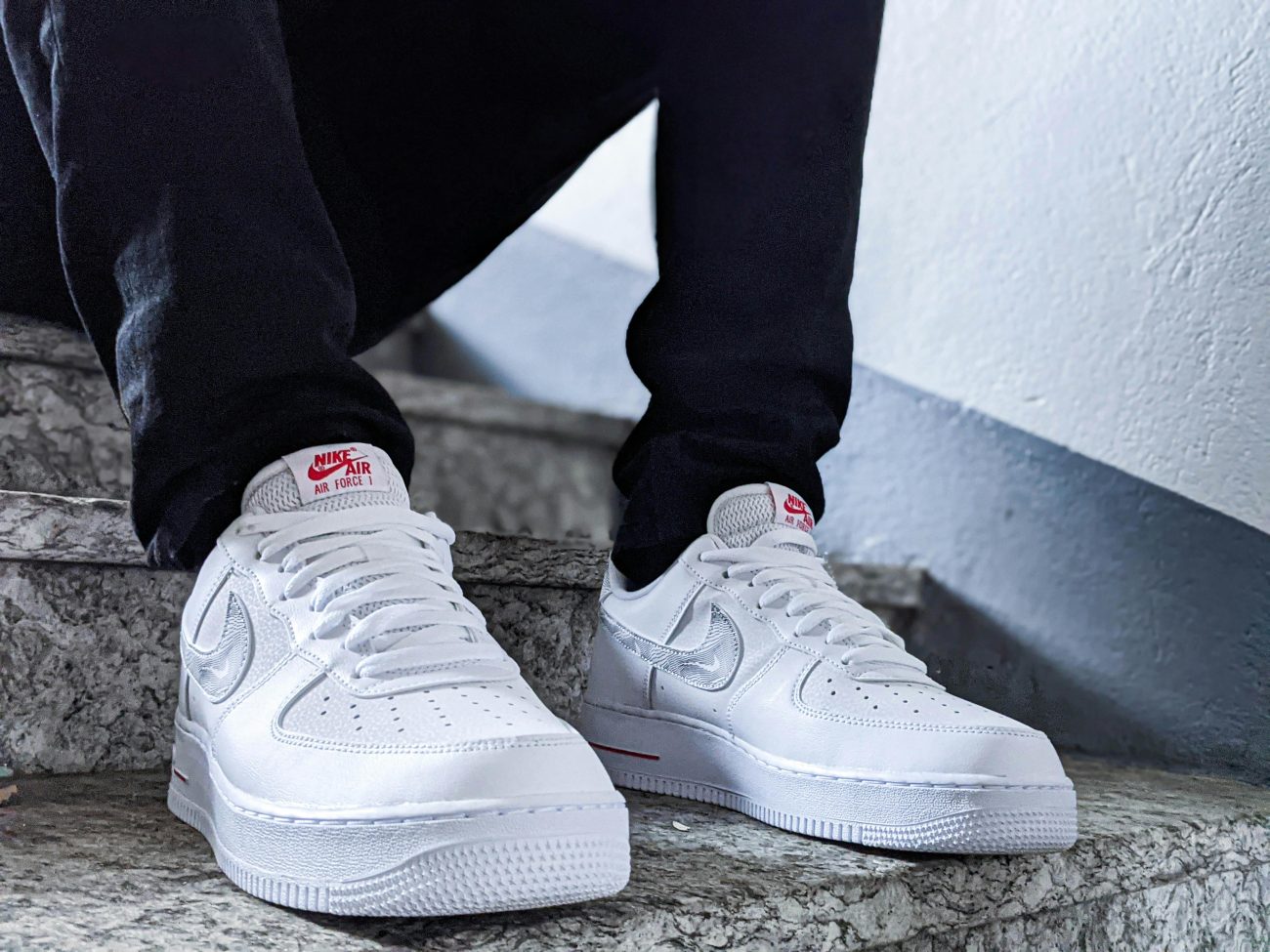 clean white shoes